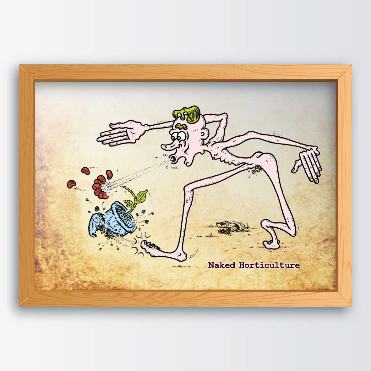 Naked Horticulture Art Print