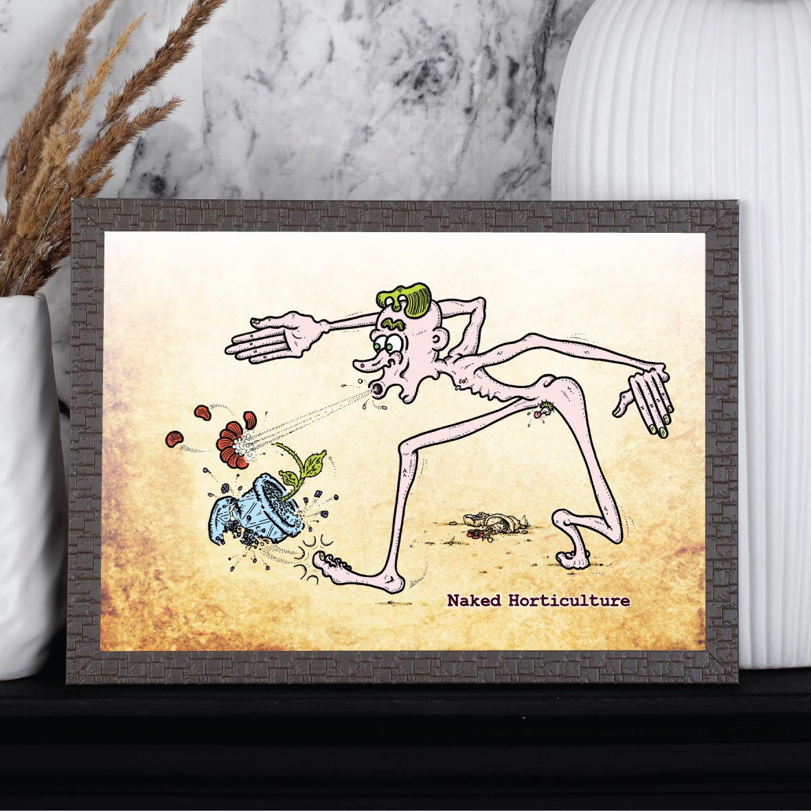 Naked Horticulture Art Print
