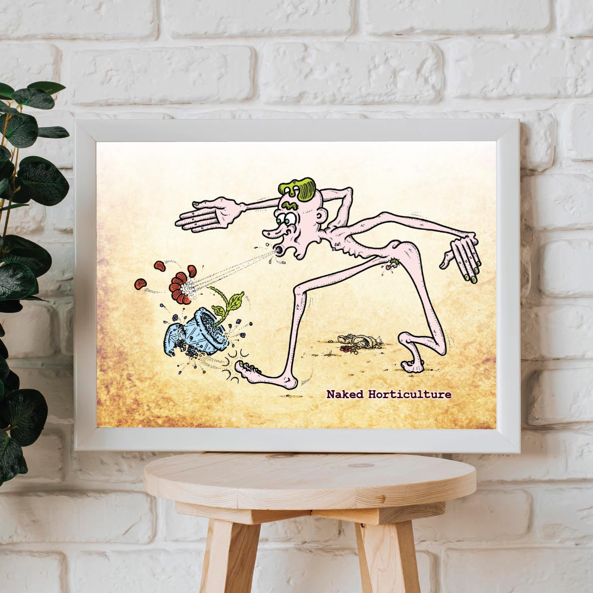Naked Horticulture Art Print