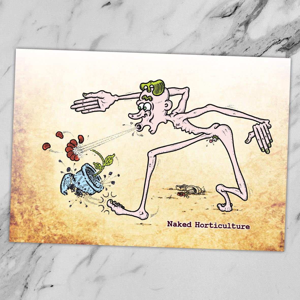 Naked Horticulture Art Print