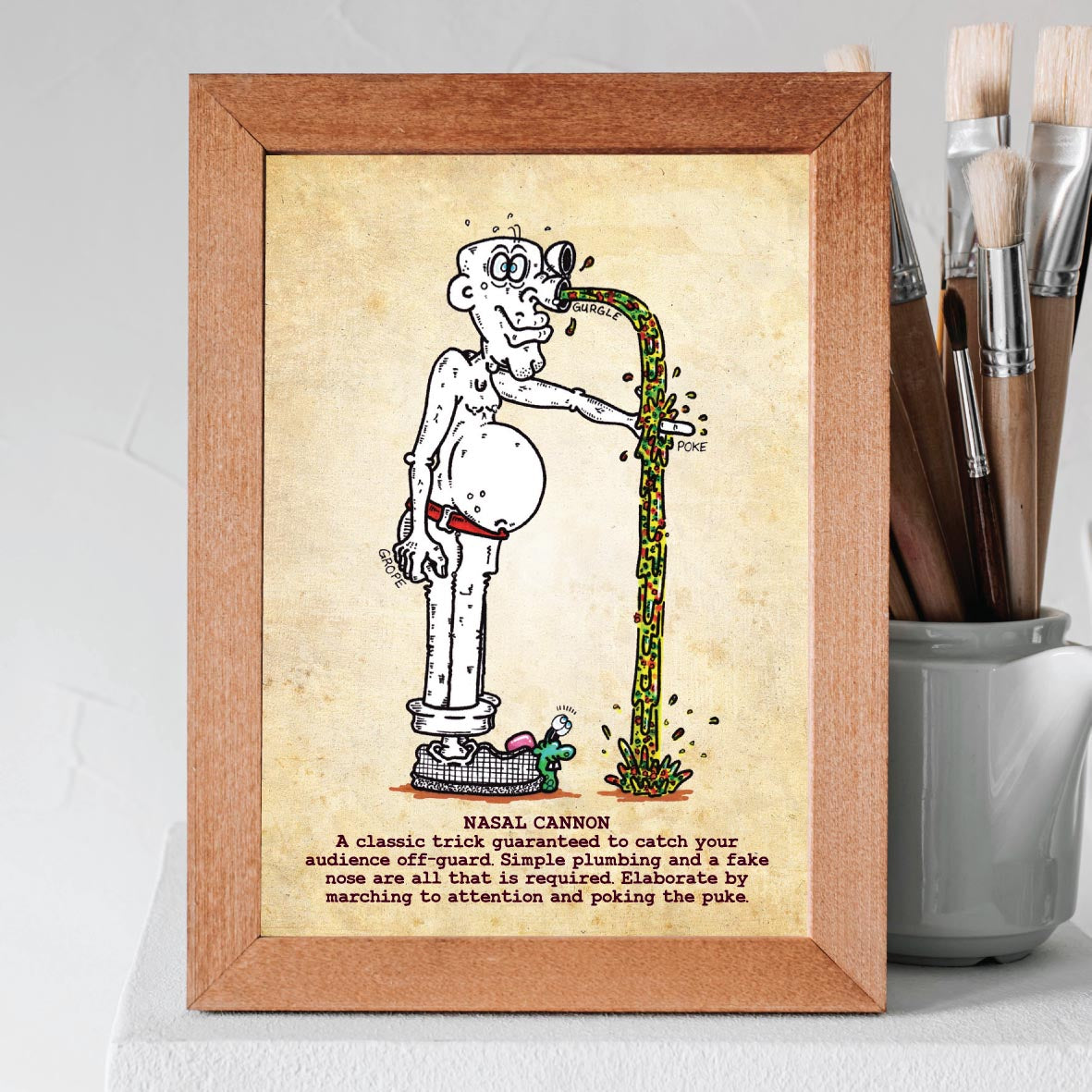 Nasal Cannon Art Print