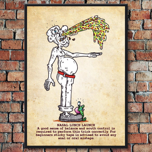Nasal Lunch Launch Art Print