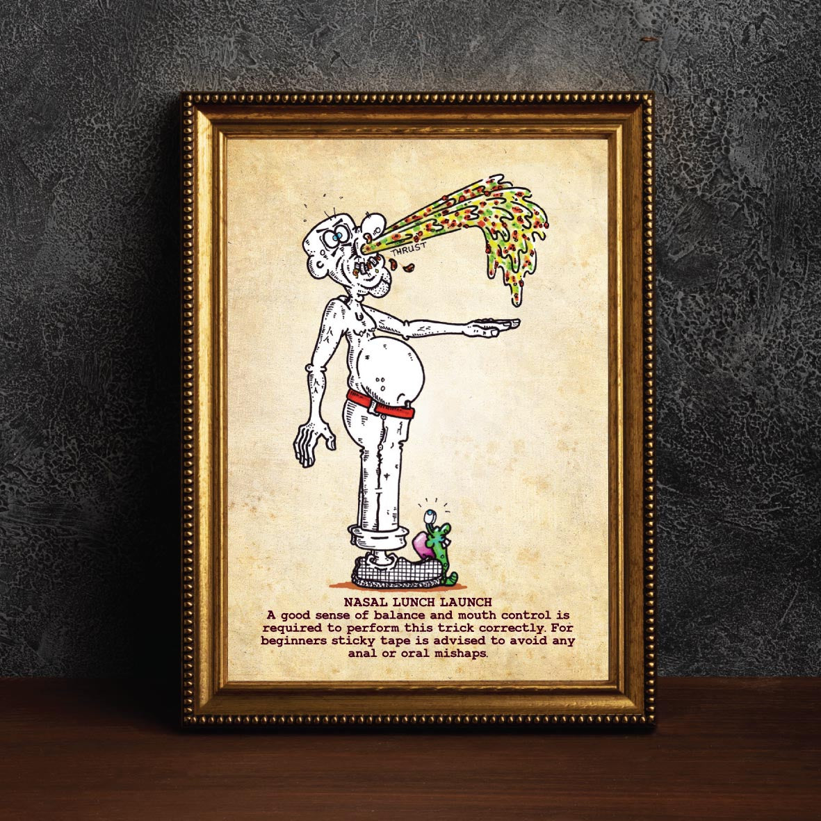 Nasal Lunch Launch Art Print