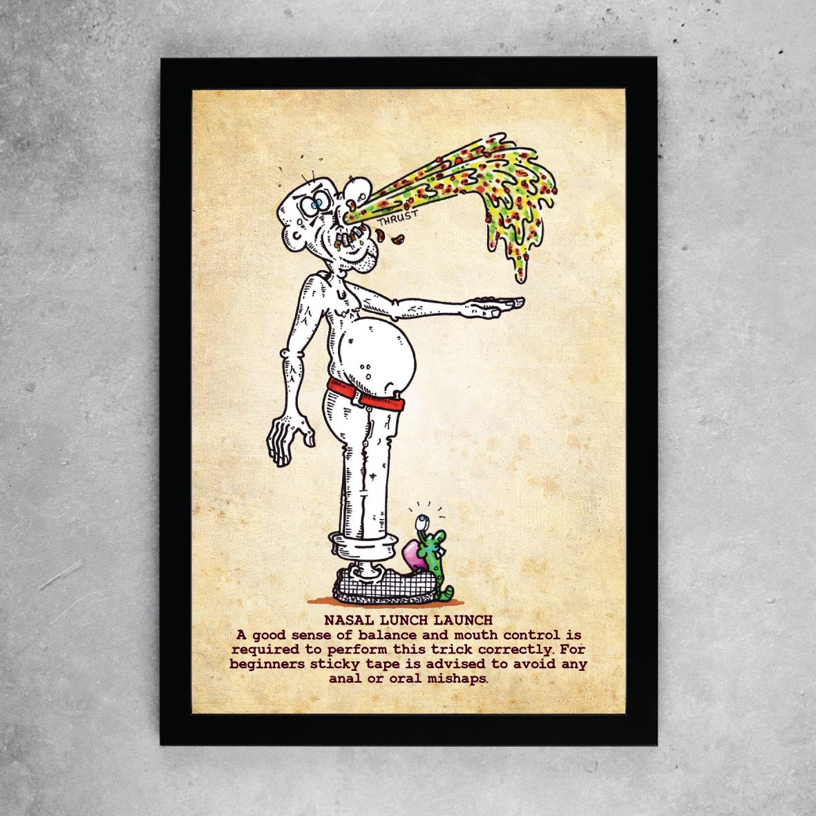 Nasal Lunch Launch Art Print
