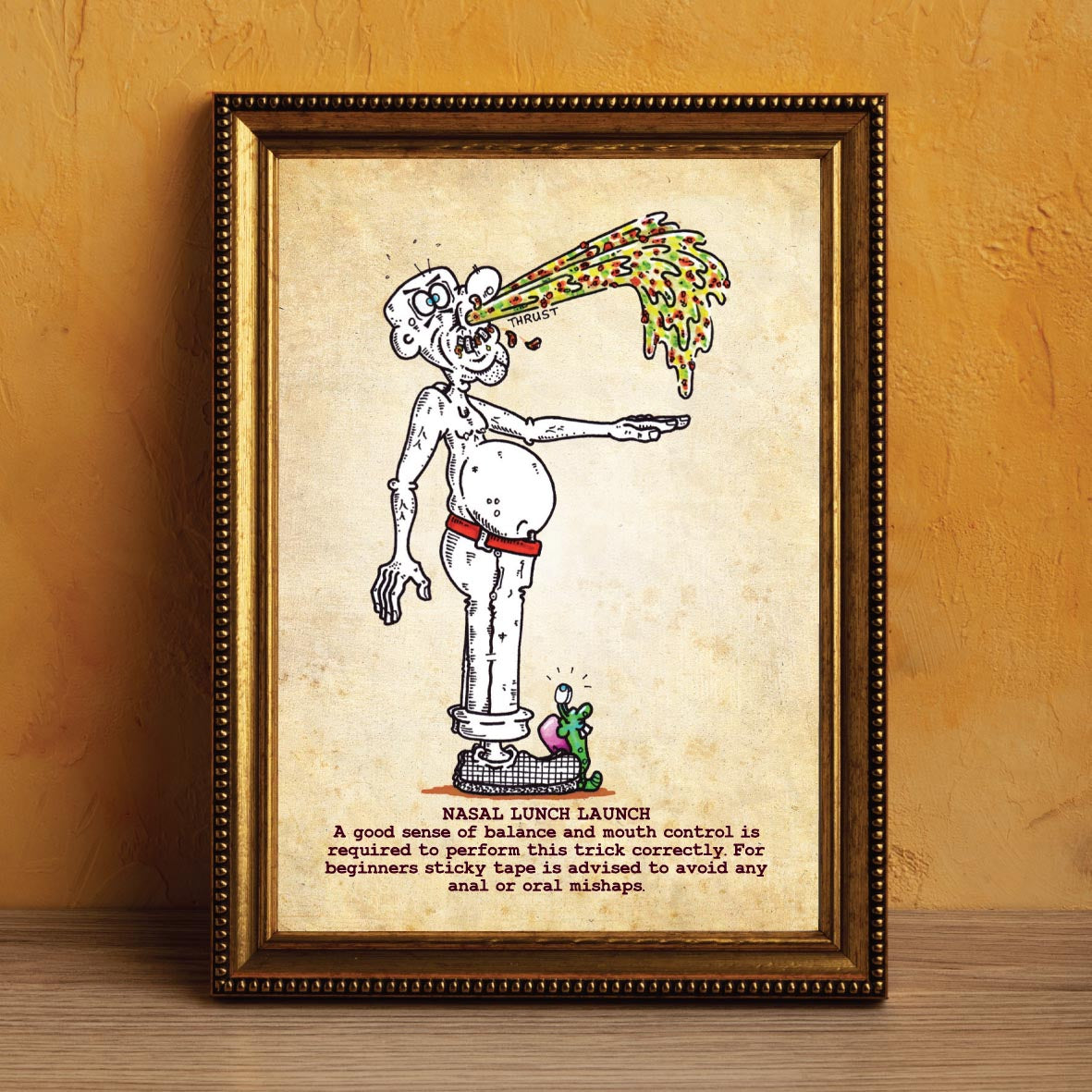 Nasal Lunch Launch Art Print