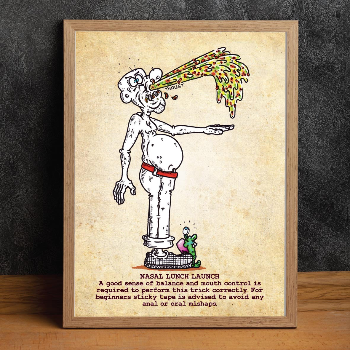 Nasal Lunch Launch Art Print