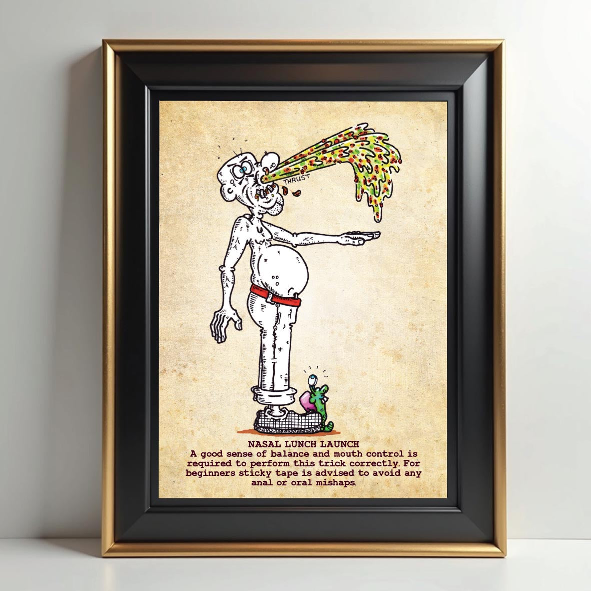 Nasal Lunch Launch Art Print