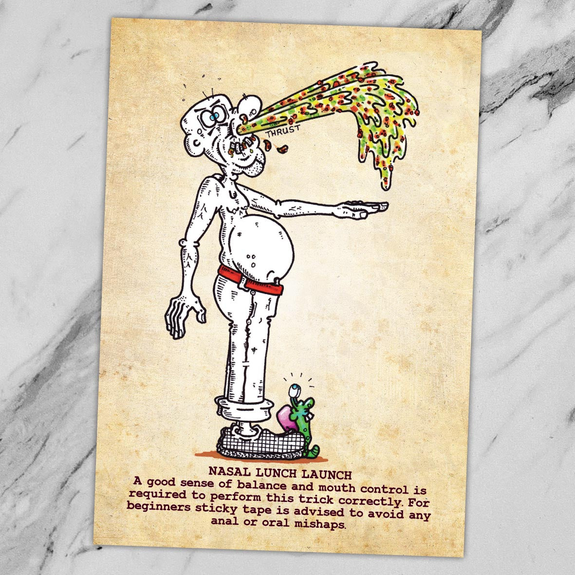 Nasal Lunch Launch Art Print