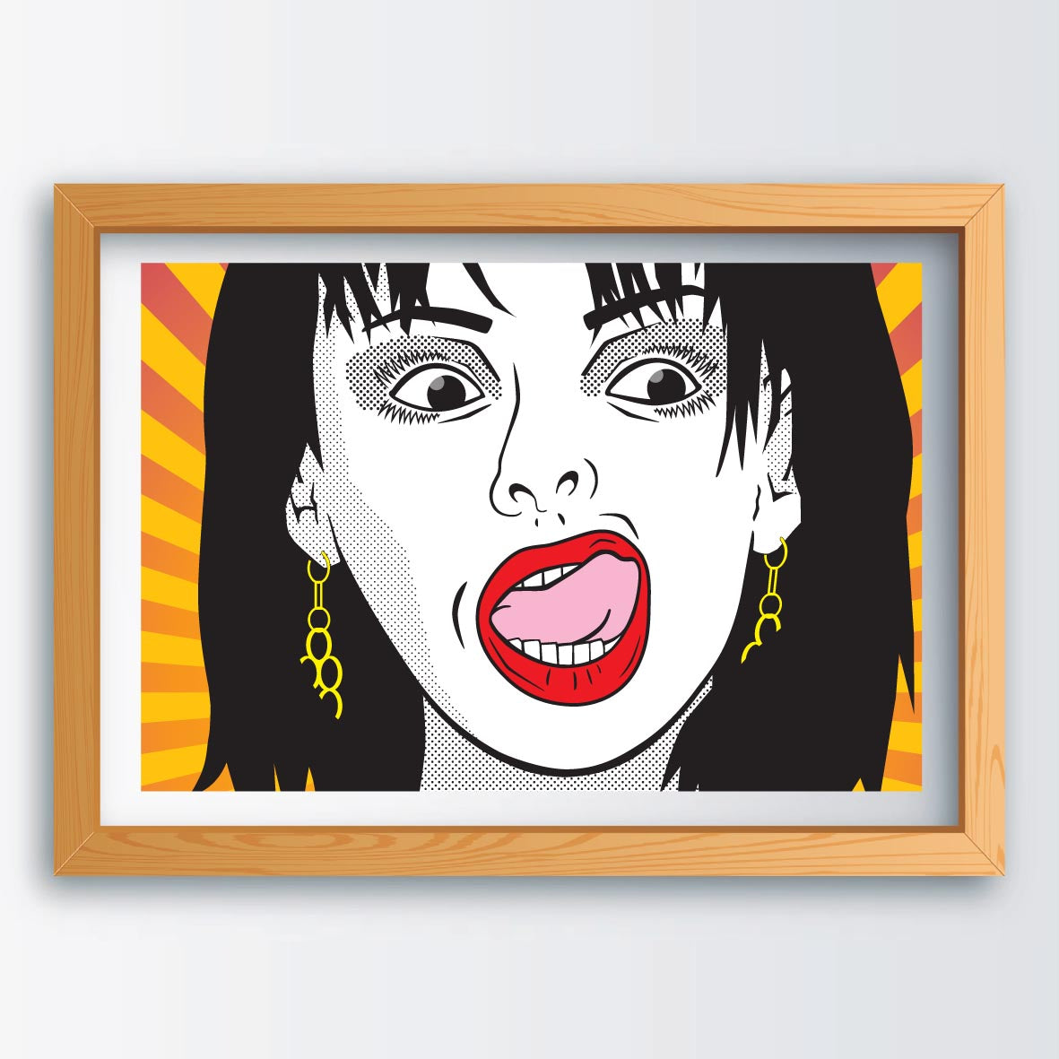 Nina Hagen Pop Art Giclée Print