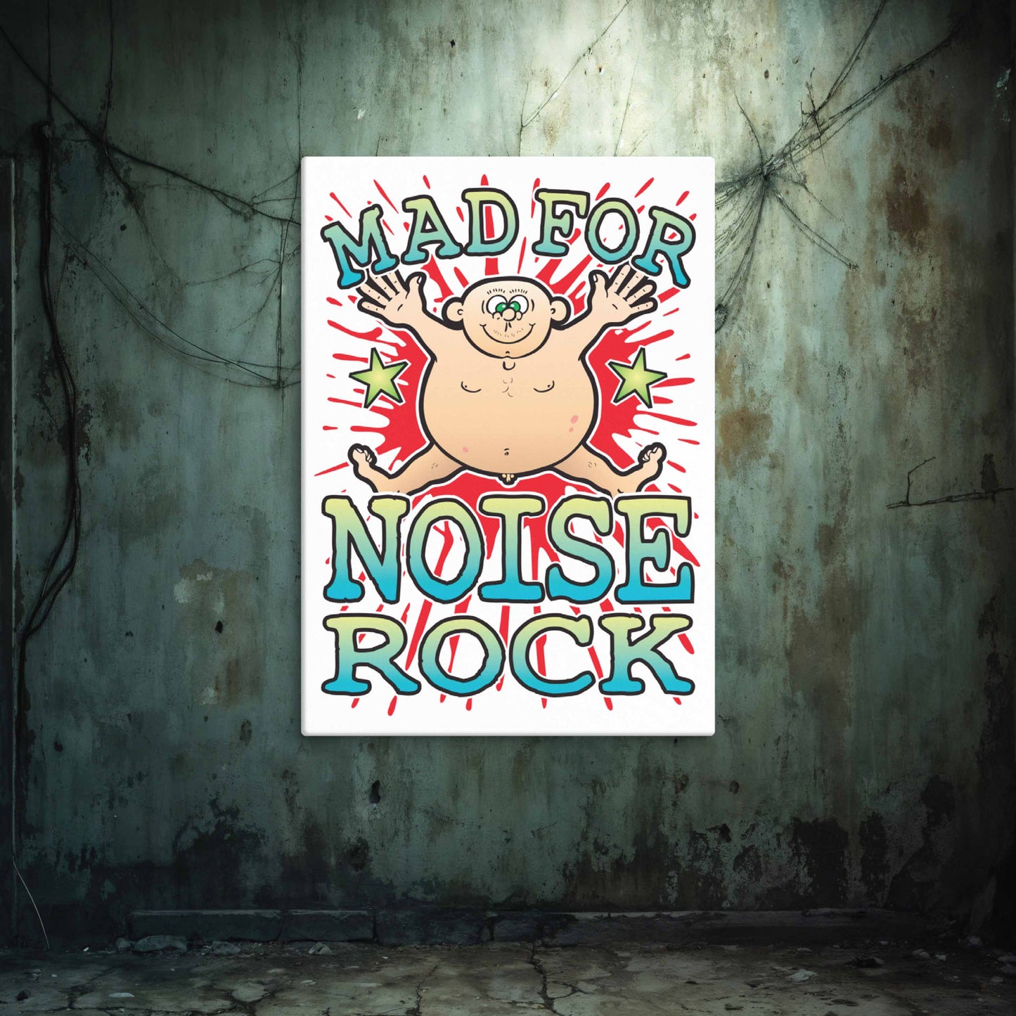 Noise Rock Canvas Print 51x71cm