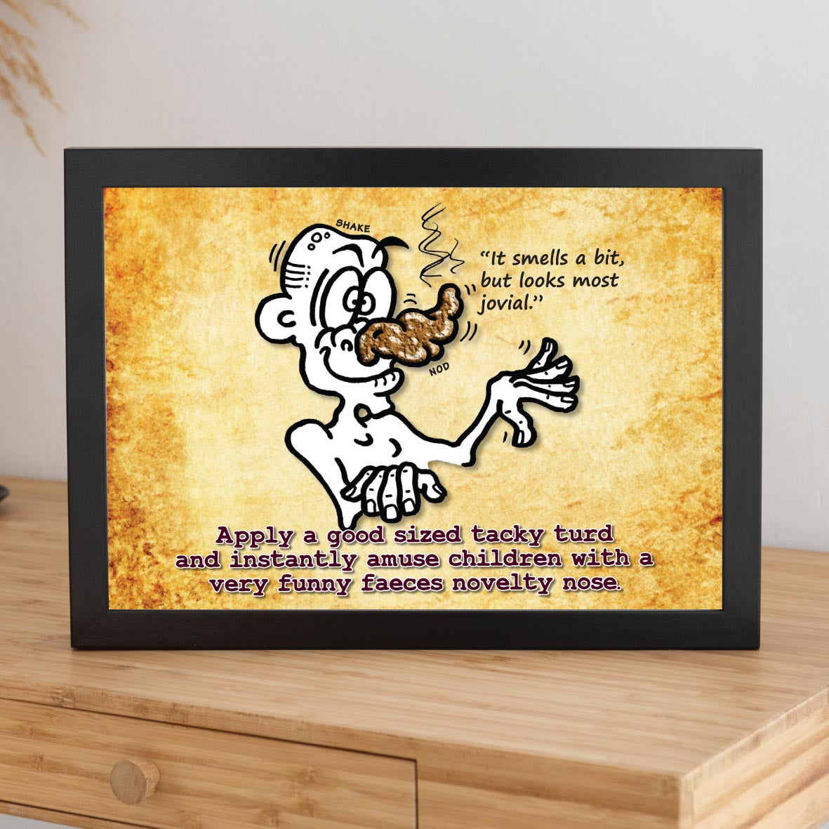 Comical Novelty Nose Cartoon Art Print