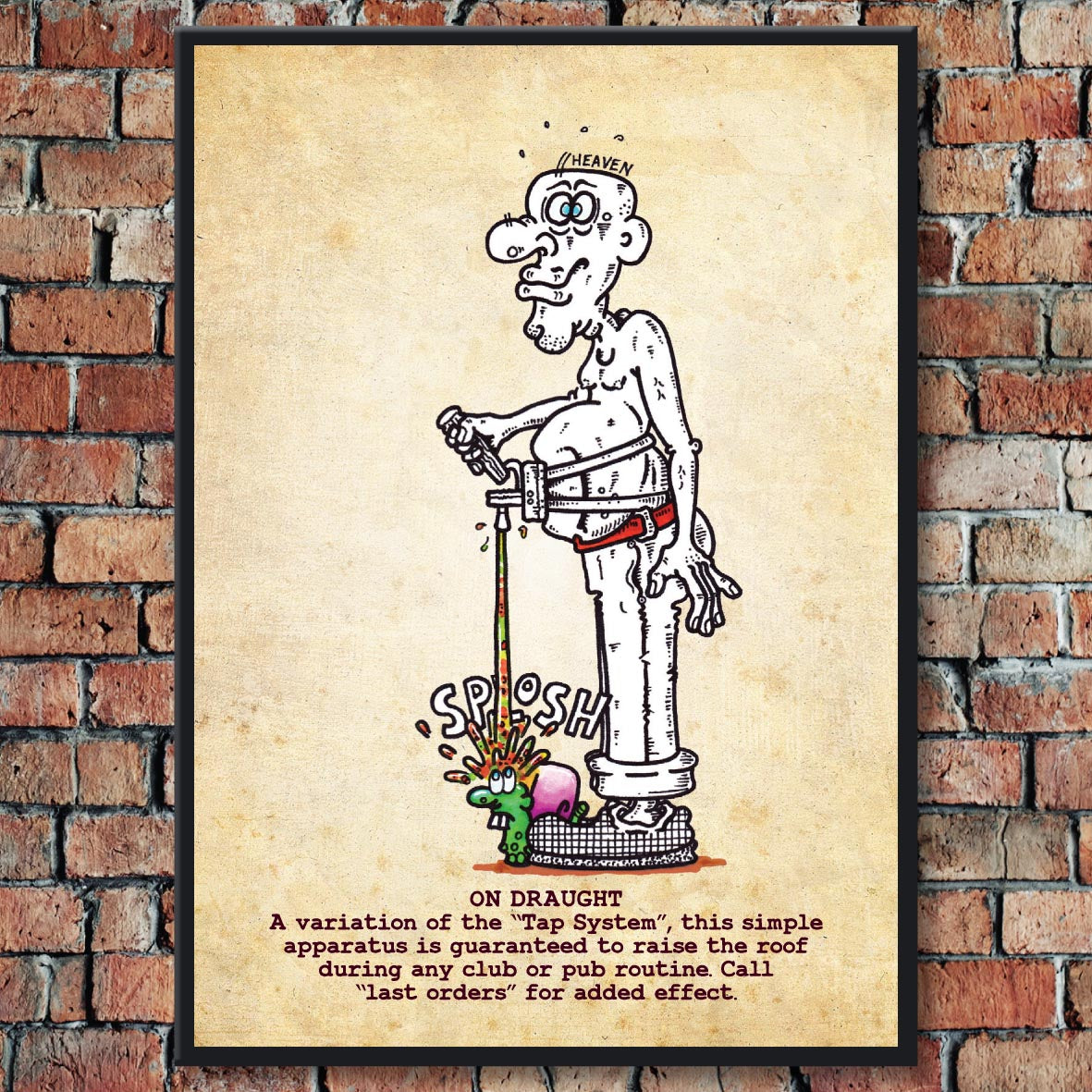 On Draught Art Print