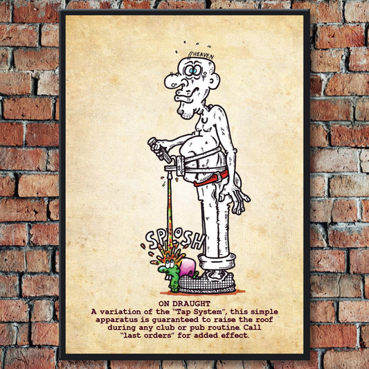 On Draught Art Print