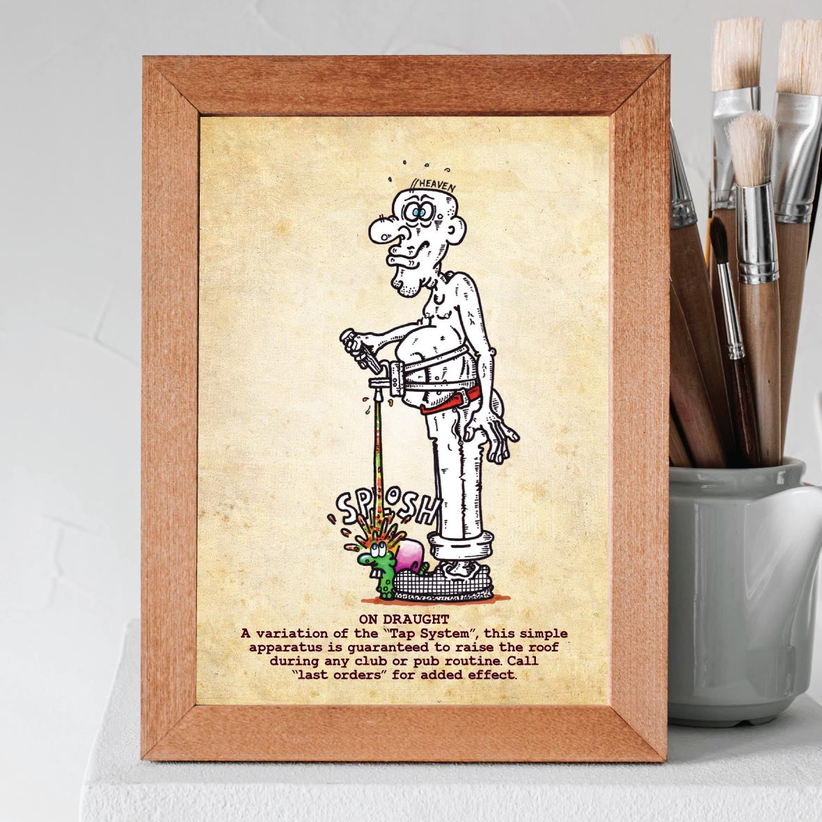 On Draught Art Print