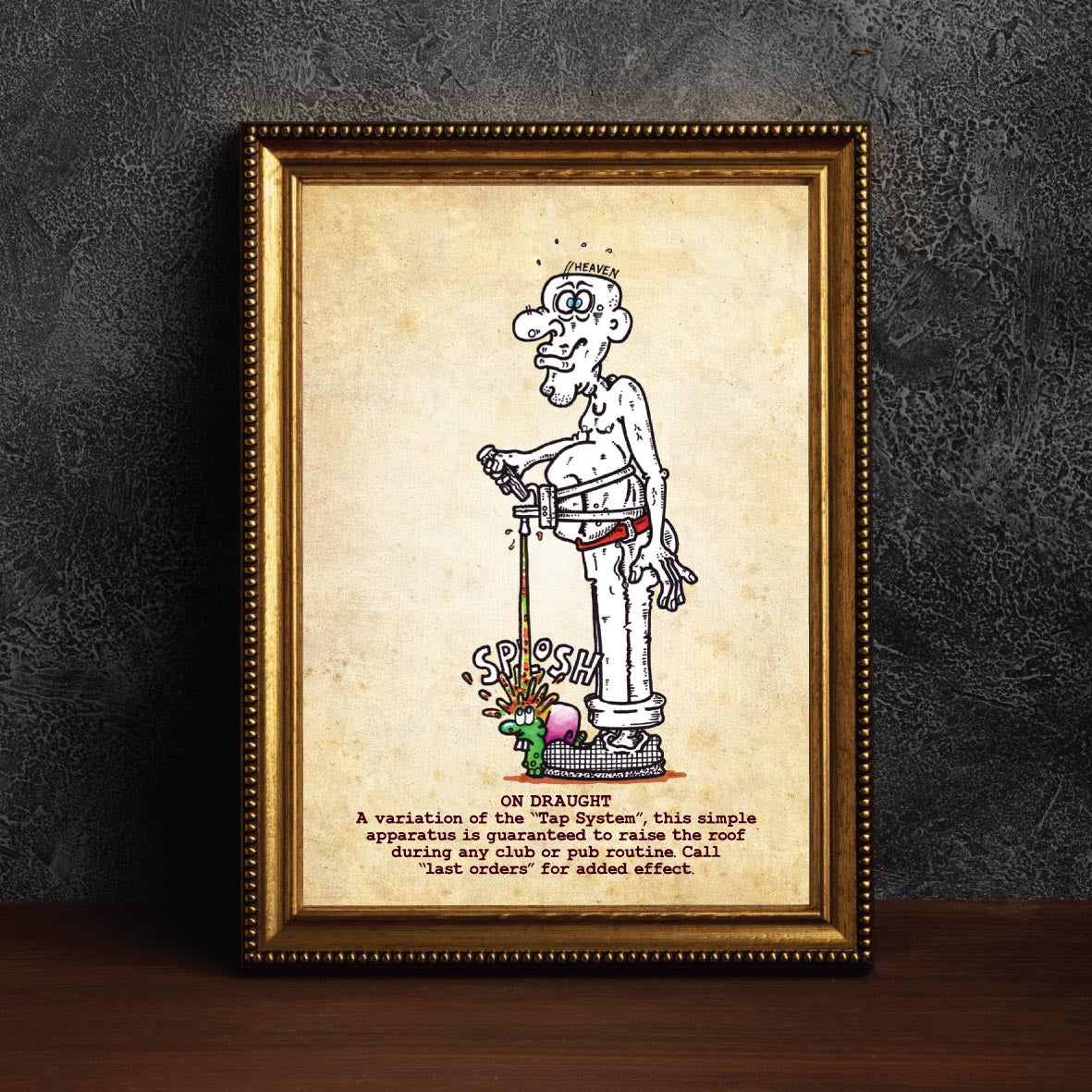 On Draught Art Print