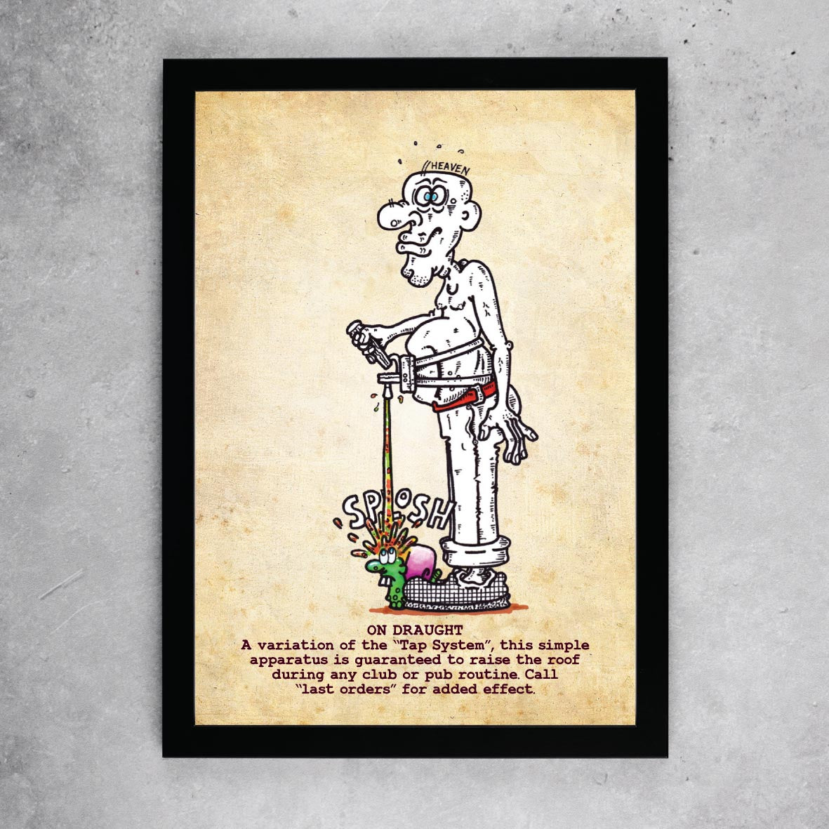 On Draught Art Print