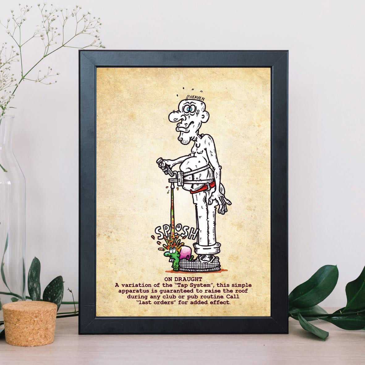 On Draught Art Print