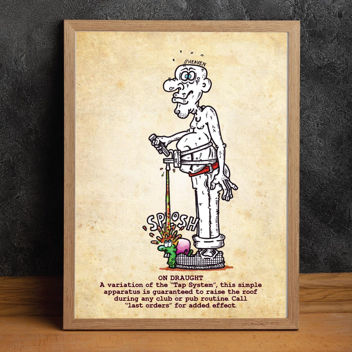 On Draught Art Print