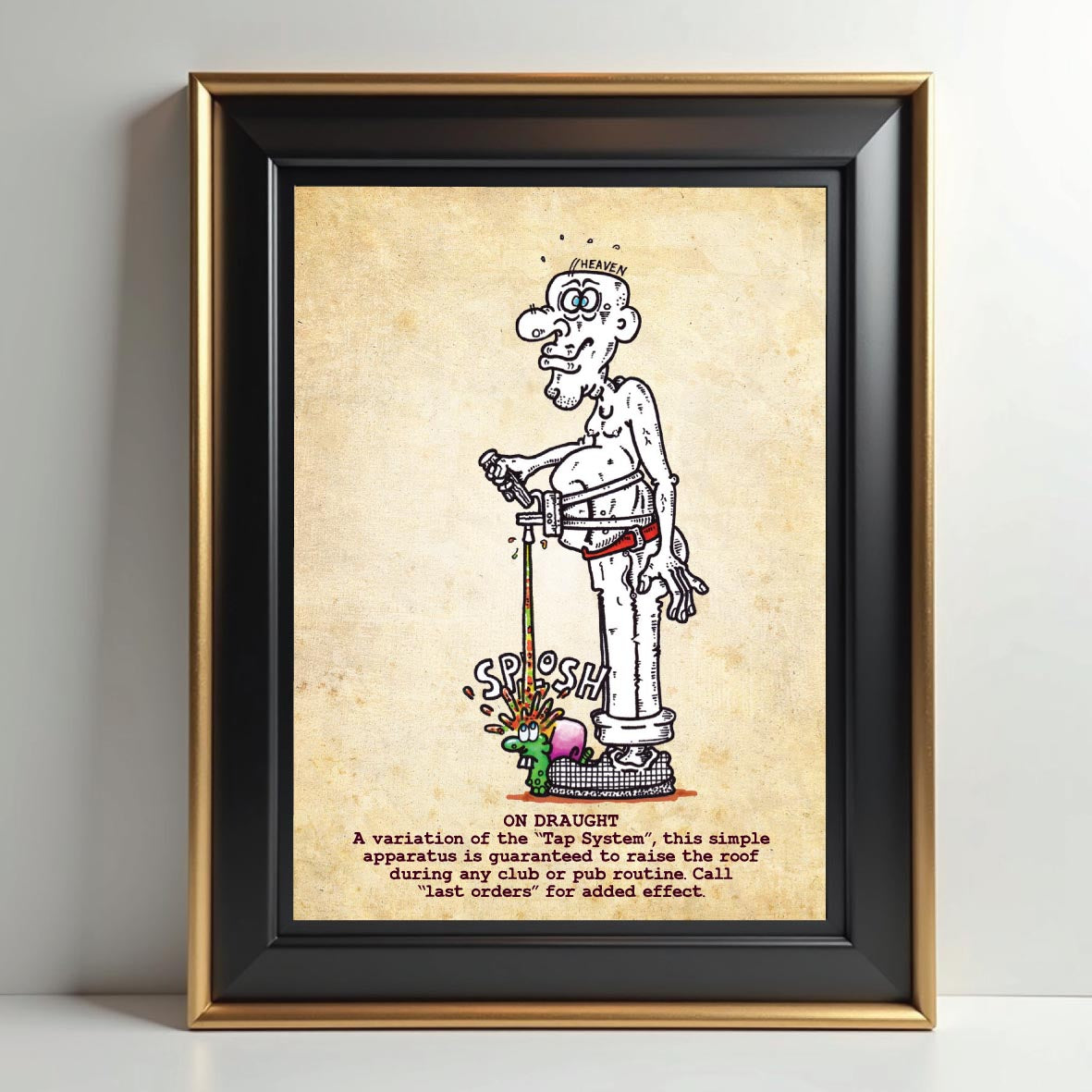 On Draught Art Print