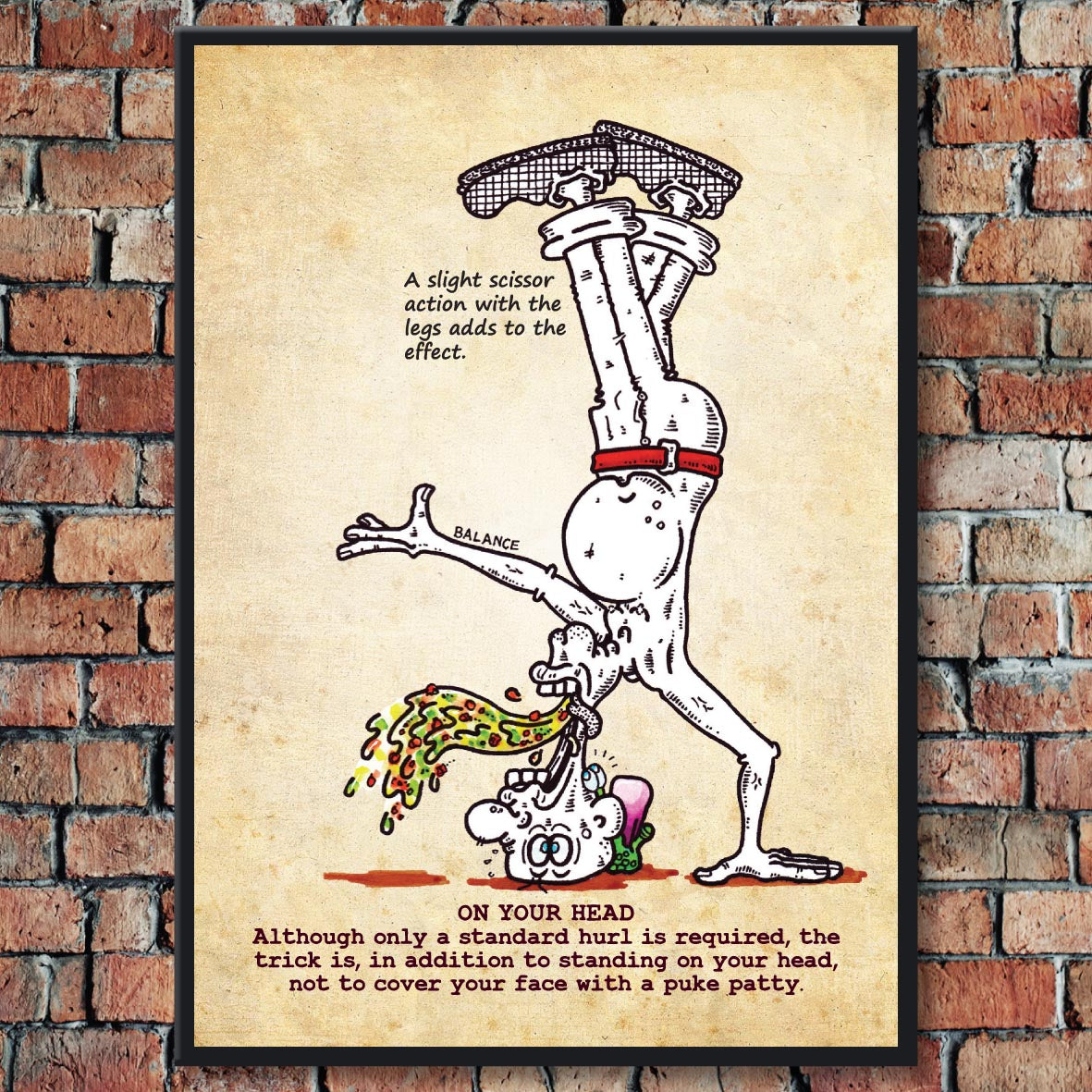 On Your Head Art Print