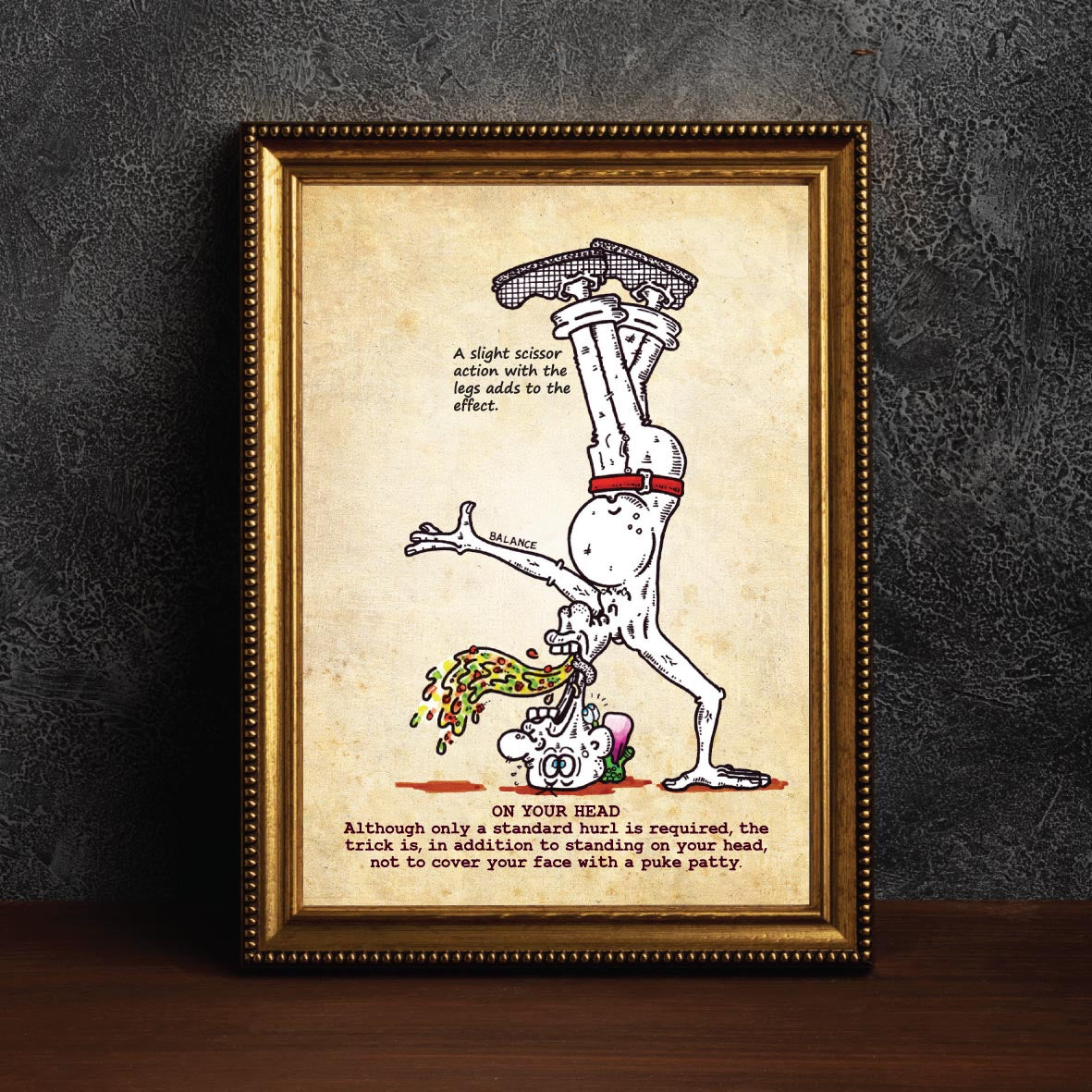 On Your Head Art Print