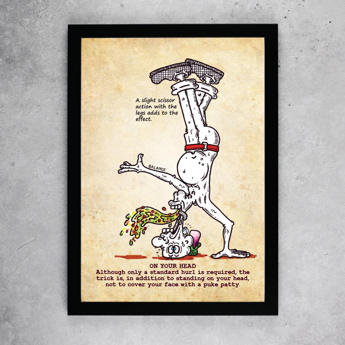 On Your Head Art Print