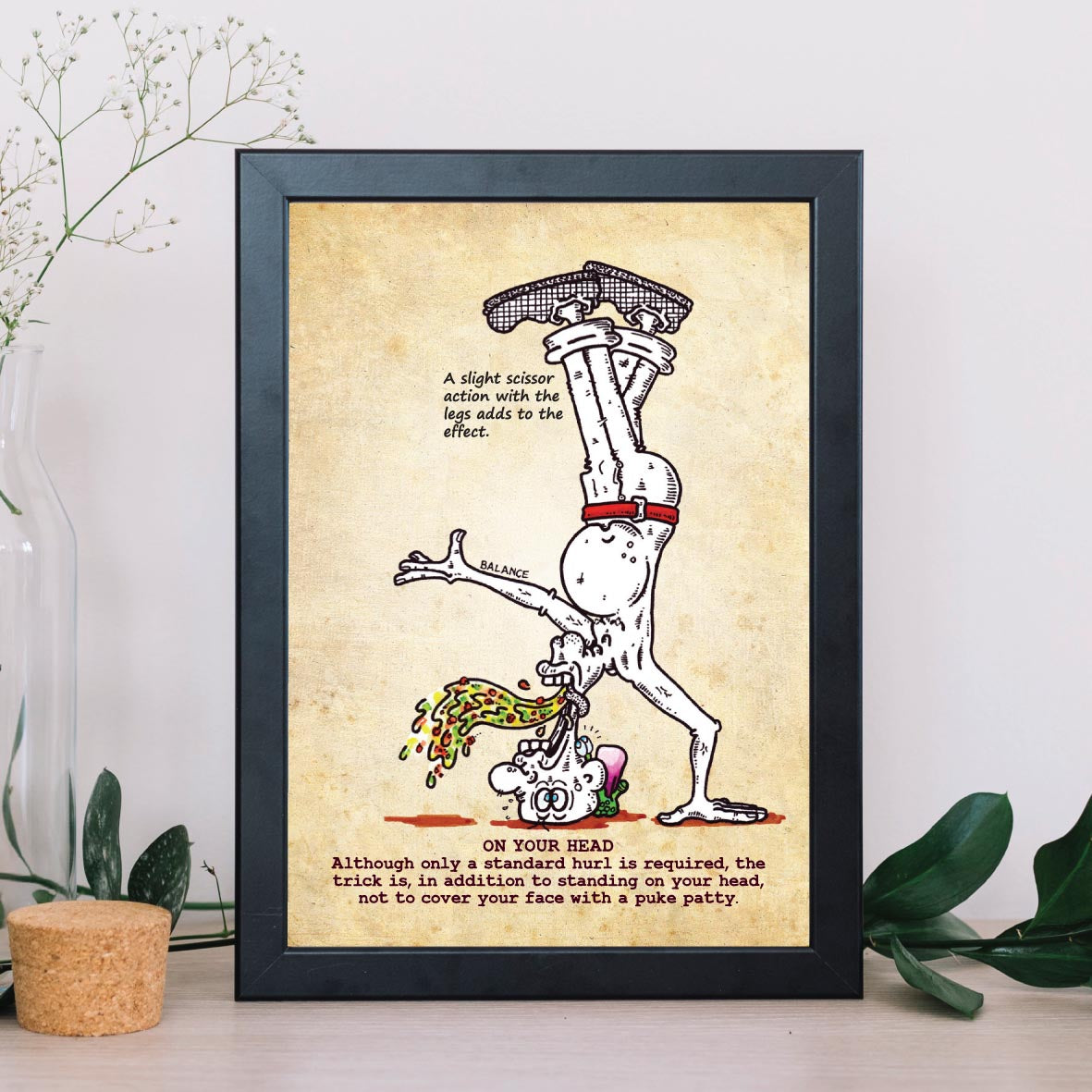 On Your Head Art Print