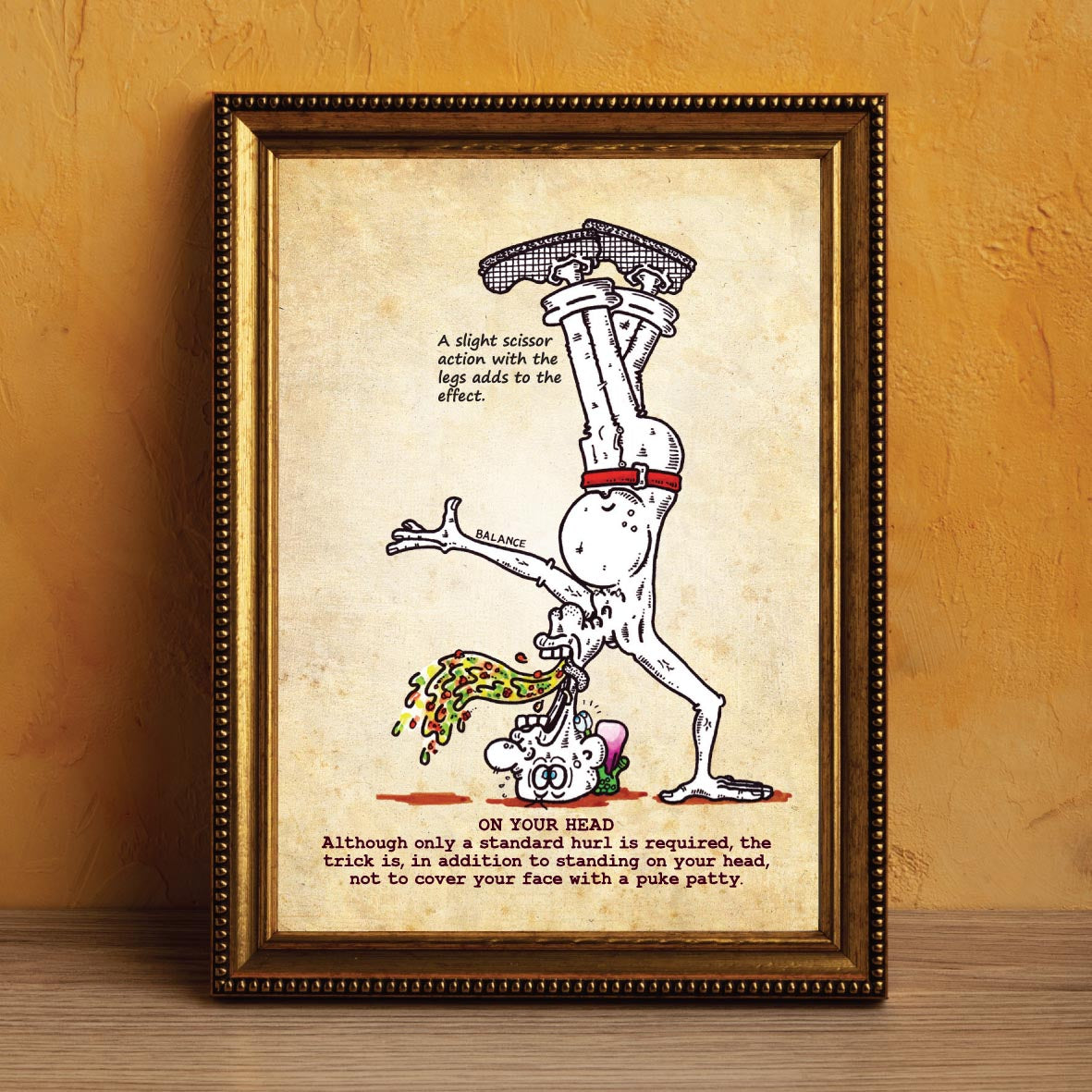 On Your Head Art Print