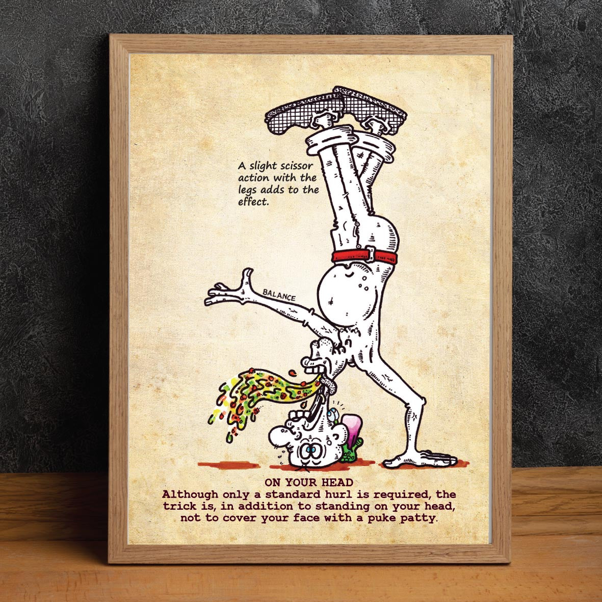 On Your Head Art Print