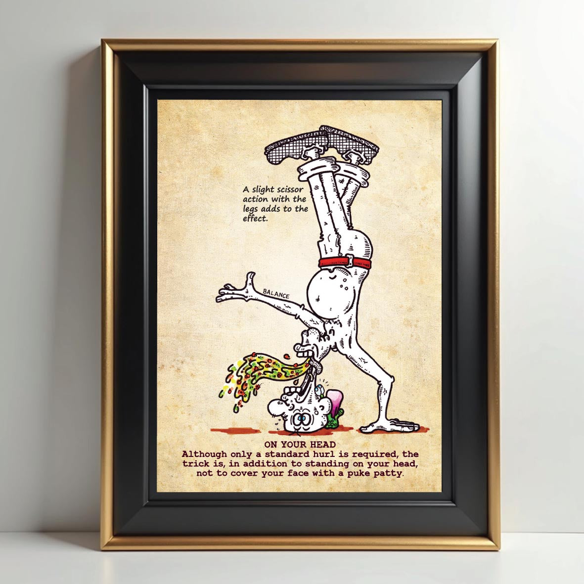 On Your Head Art Print