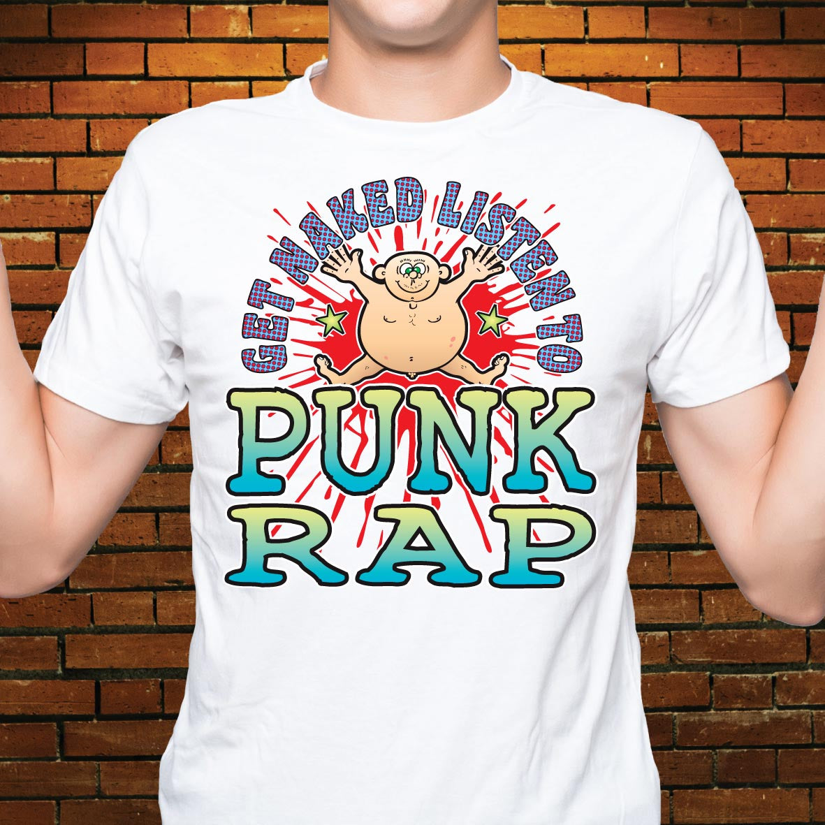 Punk Rap Funny Slogan Cotton T-Shirt