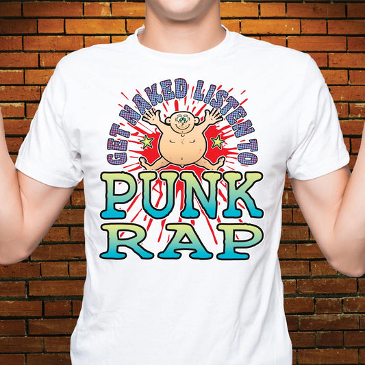 Punk Rap Funny Slogan Cotton T-Shirt