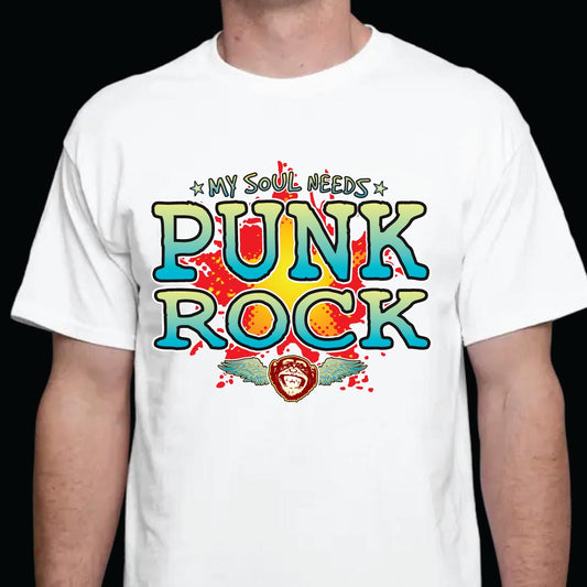 Punk Rock Cotton T-Shirt