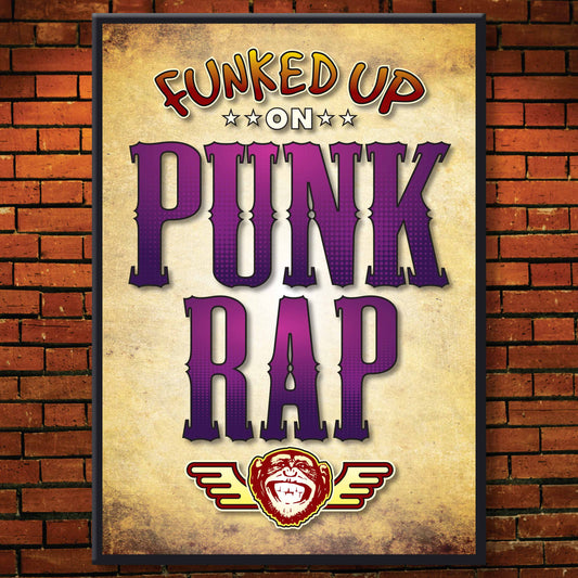 Punk Rap Art Print / Poster / Birthday Card / Greetings Card