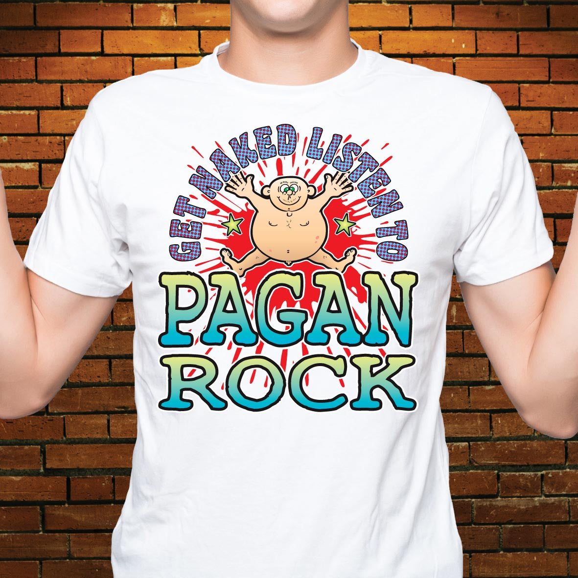 Pagan Rock Funny Slogan Cotton T-Shirt