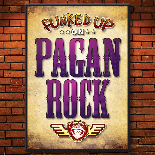 Pagan Rock Art Print / Poster / Birthday Card / Greetings Card
