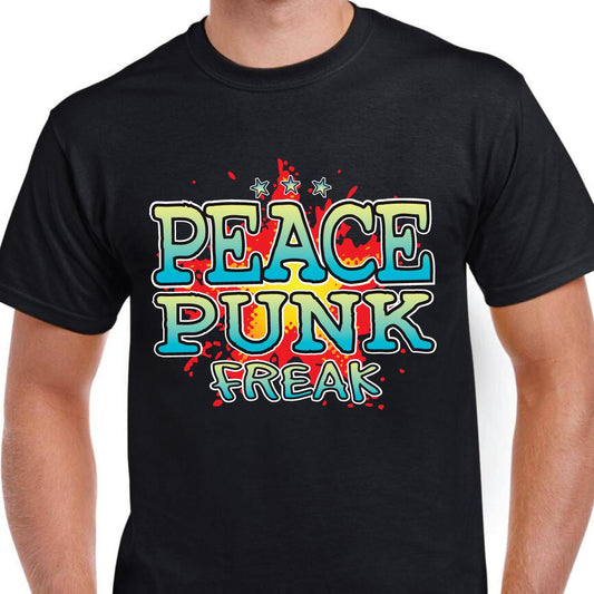 Peace Punk Cotton T-Shirt