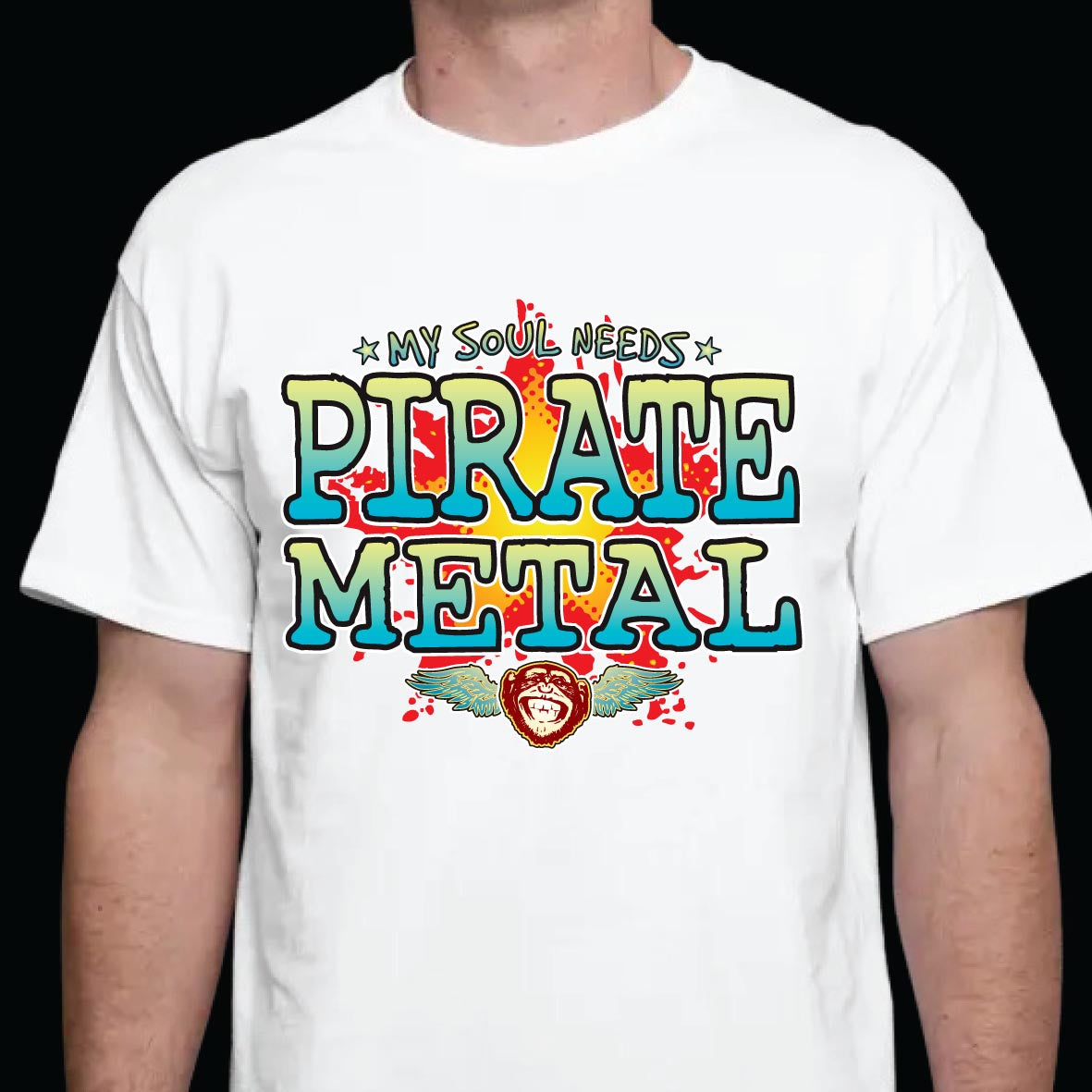 Pirate Metal Cotton T-Shirt