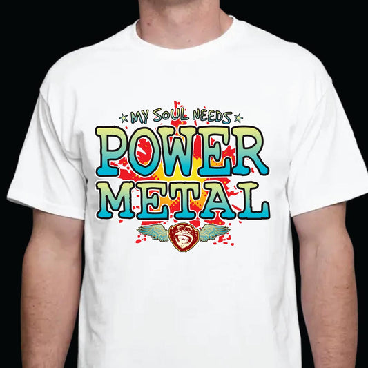 Power Metal Cotton T-Shirt
