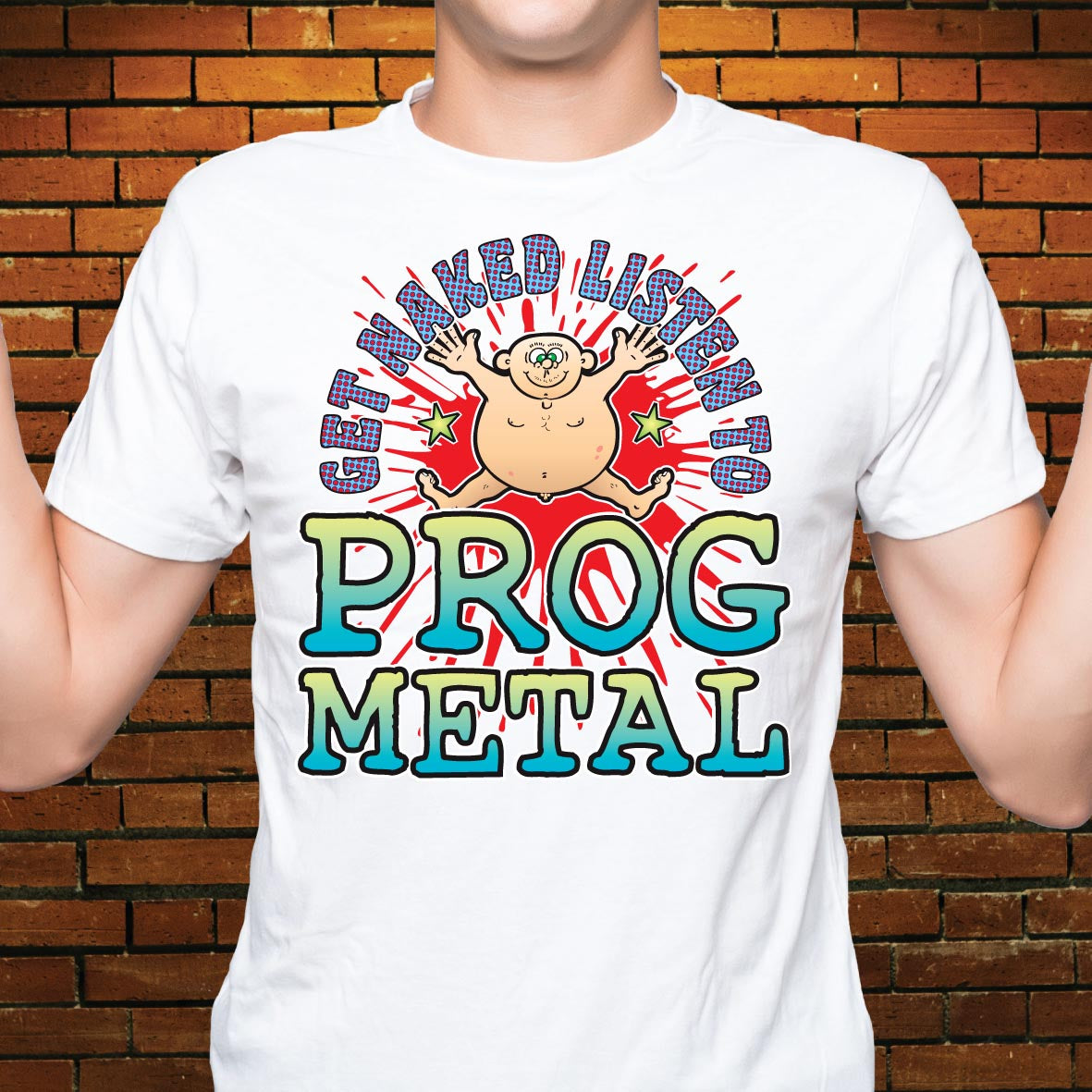 Prog Metal Funny Slogan Cotton T-Shirt