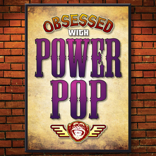 Power Pop - Obsessed Art Poster + Birthday / Greetings Card