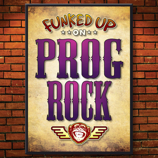 Prog Rock Art Print / Poster / Birthday Card / Greetings Card