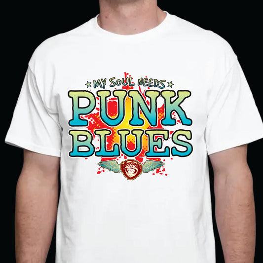 Punk Blues Cotton T-Shirt