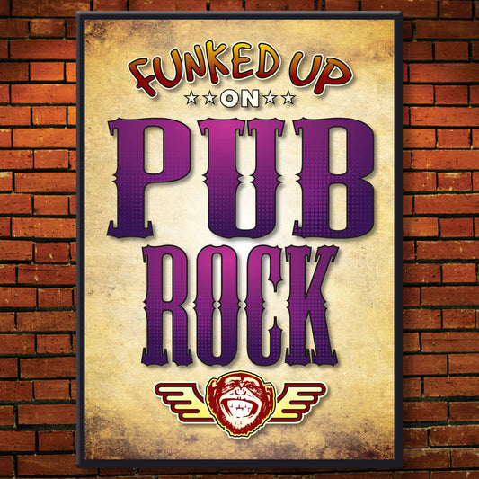 Pub Rock Art Print / Poster / Birthday Card / Greetings Card