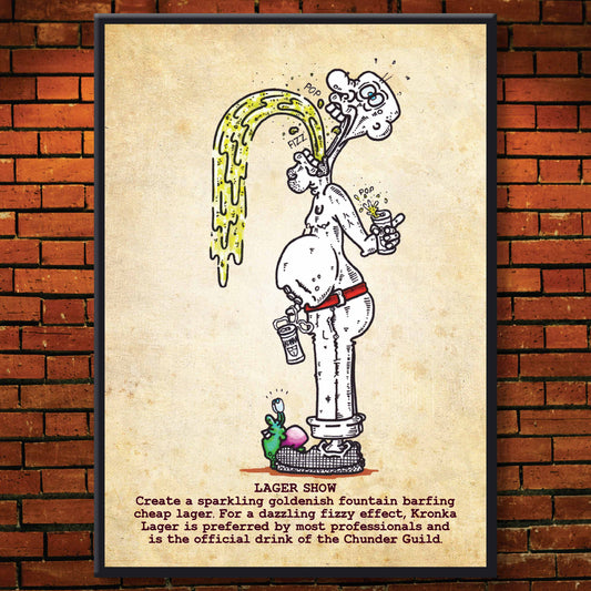 Lager Show Art Print