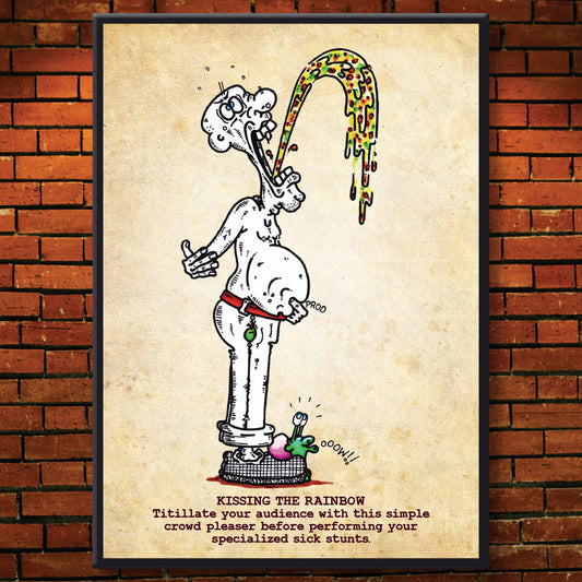 Kissing The Rainbow Art Print