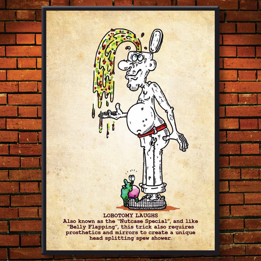 Lobotomy Laughs Art Print