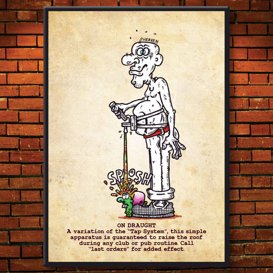 On Draught Art Print