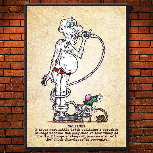 Sausages Art Print