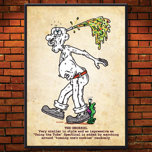 The Snorkel Art Print
